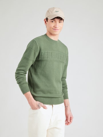 Pepe Jeans - Jersey 'NINO RO' en verde: frente