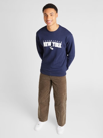 Sweat-shirt 'CORY' JACK & JONES en bleu