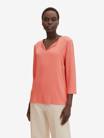 TOM TAILOR Bluse in Pink: predná strana