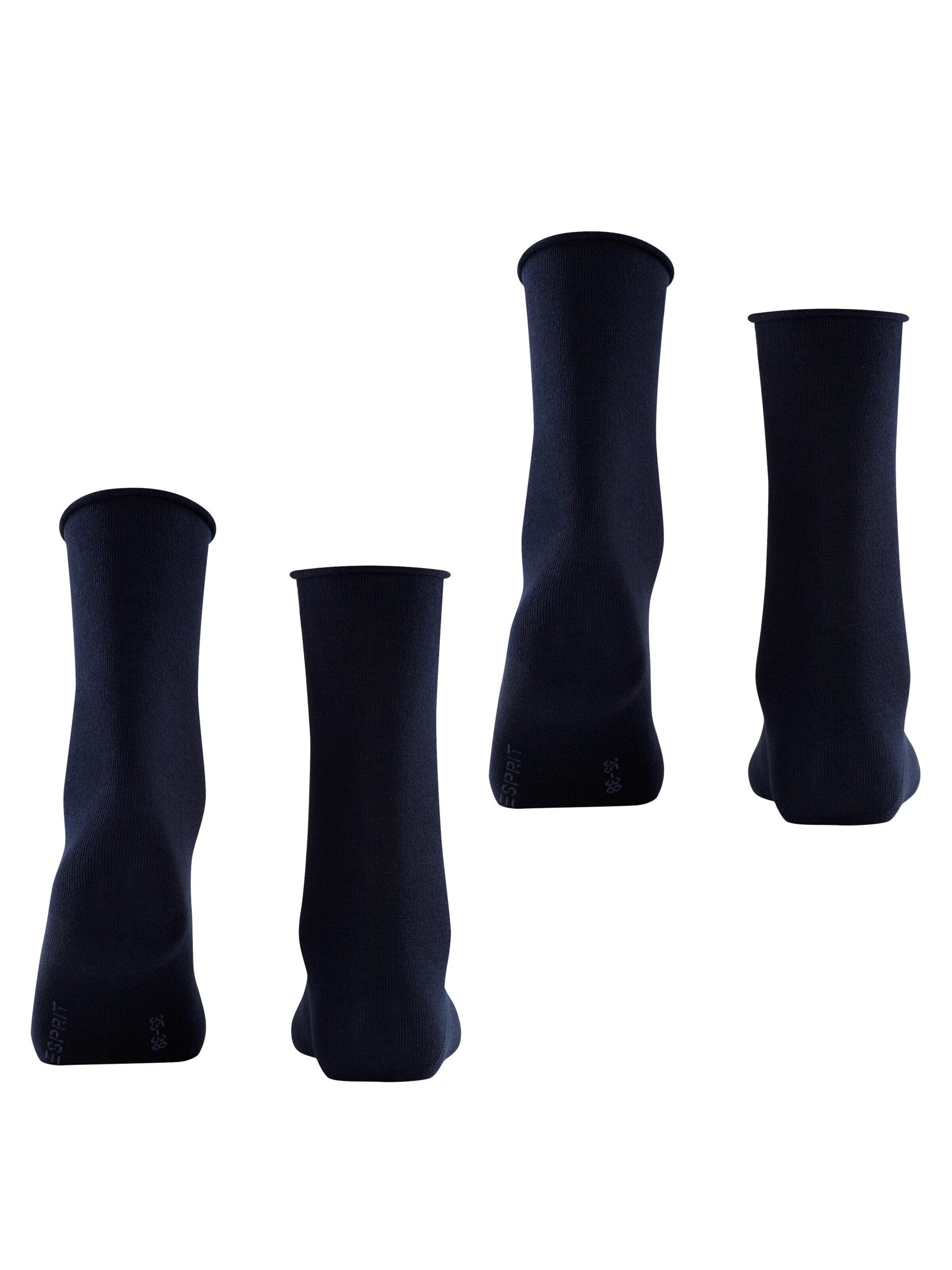 ESPRIT Socken 'Basic Pure 2-Pack'‌‌‌ in Blau