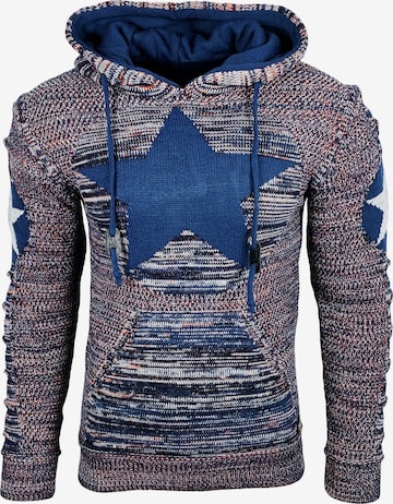 Rusty Neal Sweater in Blue: front