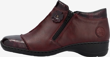Bottines Rieker en rouge : devant