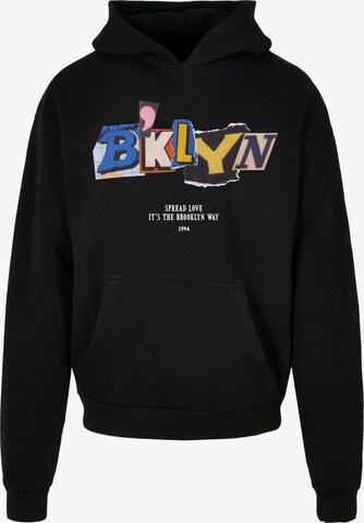 MT Upscale - Sudadera 'Brklyn' en negro: frente