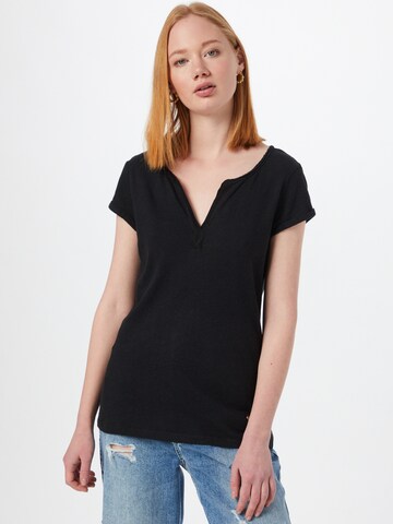 MOS MOSH Shirt in Zwart: voorkant