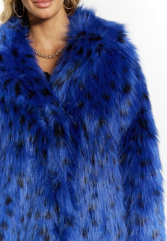 mėlyna faina Žieminis paltas
