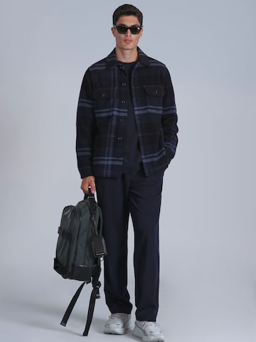 Lufian Regular Fit Hemd BARDER in Blau: Vorderseite