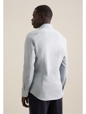 Coupe regular Chemise business ' Shaped ' SEIDENSTICKER en bleu