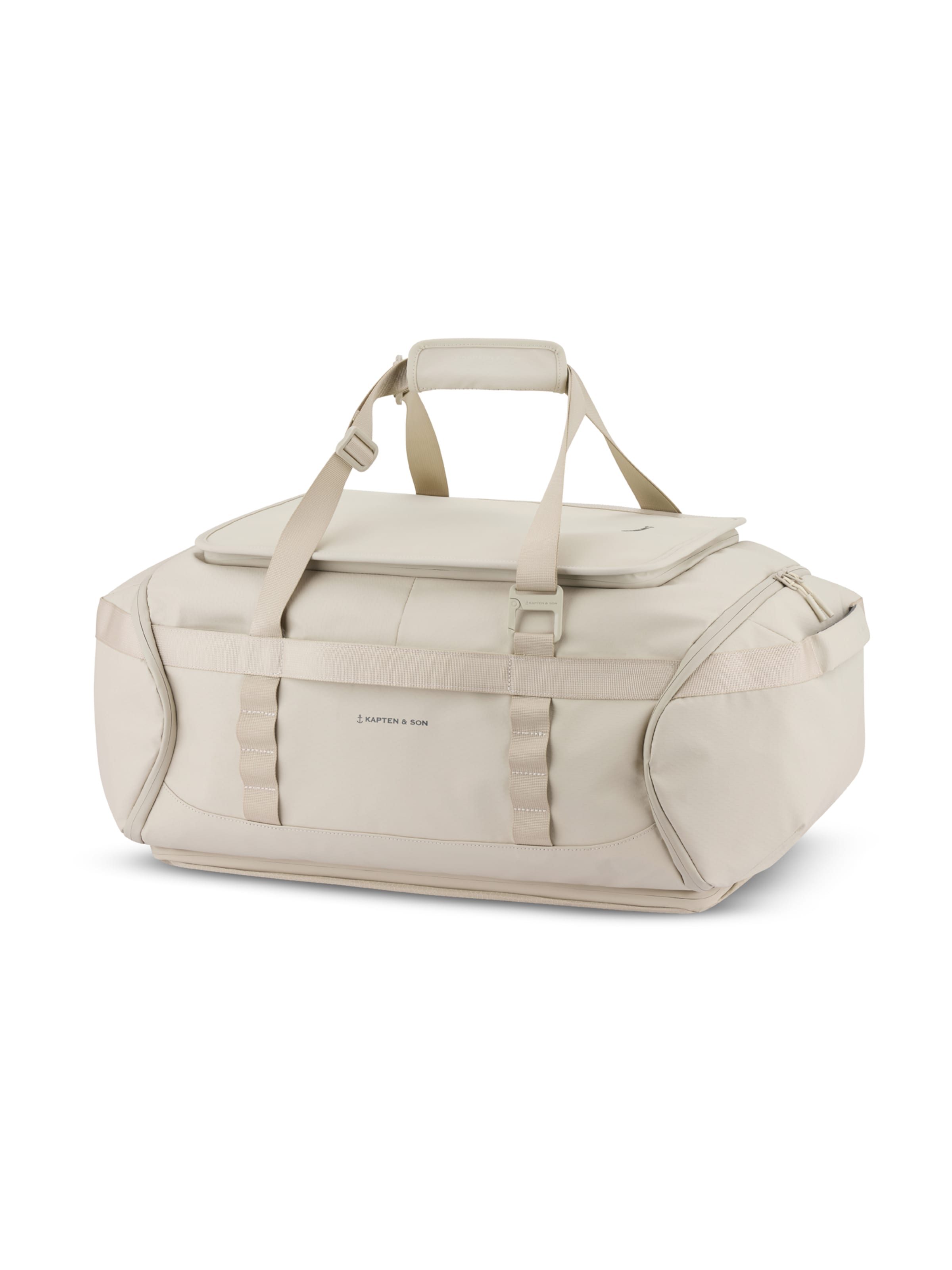 Kapten & Son Σακίδιο πλάτης 'Lisbon Duffle Backpack Large' σε μπεζ: μπροστά