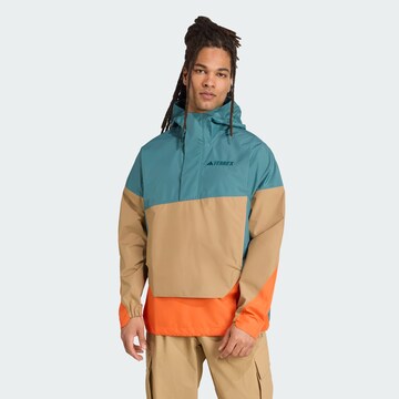 ADIDAS TERREX Outdoor jacket 'Xploric' in Green: front