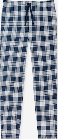 SCHIESSER Pajama Pants 'Mix & Relax' in Blue: front