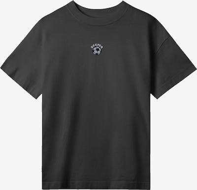 F4NT4STIC T-Shirt 'Keeper Stickerei' in grau / schwarz, Produktansicht