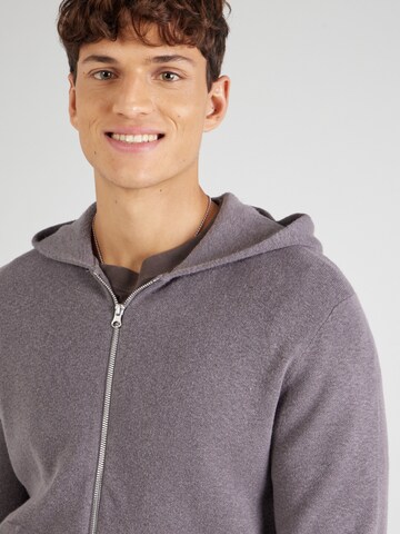 JACK & JONES Вязаная кофта 'JCOCALEB' в Серый