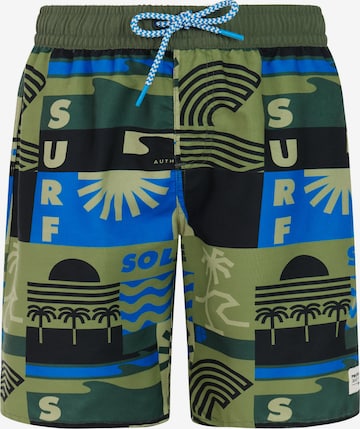 PROTEST Board Shorts 'PRTTonny JR' in Green: front