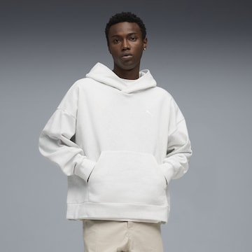 PUMA Sweatshirt 'Wardrobe Essentials' in Wit: voorkant