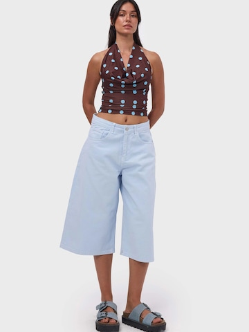 IT'S BASIC Baggy Jeans 'BAGGY BERMUDA SHORT' in Blue: front