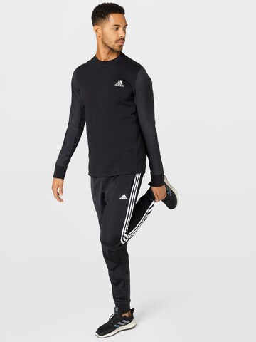 ADIDAS PERFORMANCE Athletic Sweatshirt 'Fast' in Black