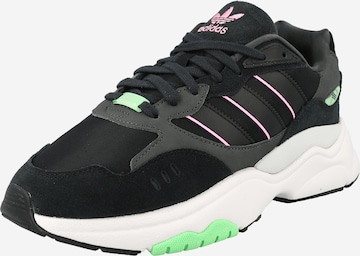 ADIDAS ORIGINALS - Zapatillas deportivas bajas 'Retropy F90' en negro: frente