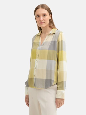 TOM TAILOR Bluse in Grün: Vorderseite