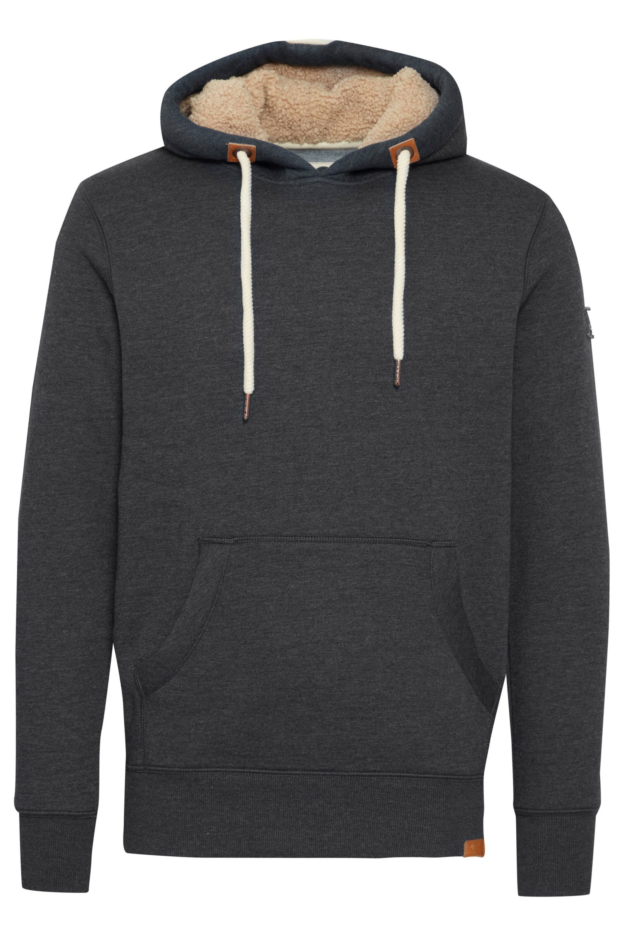 Sweat-shirt 'Trip Pile' !Solid en gris : devant