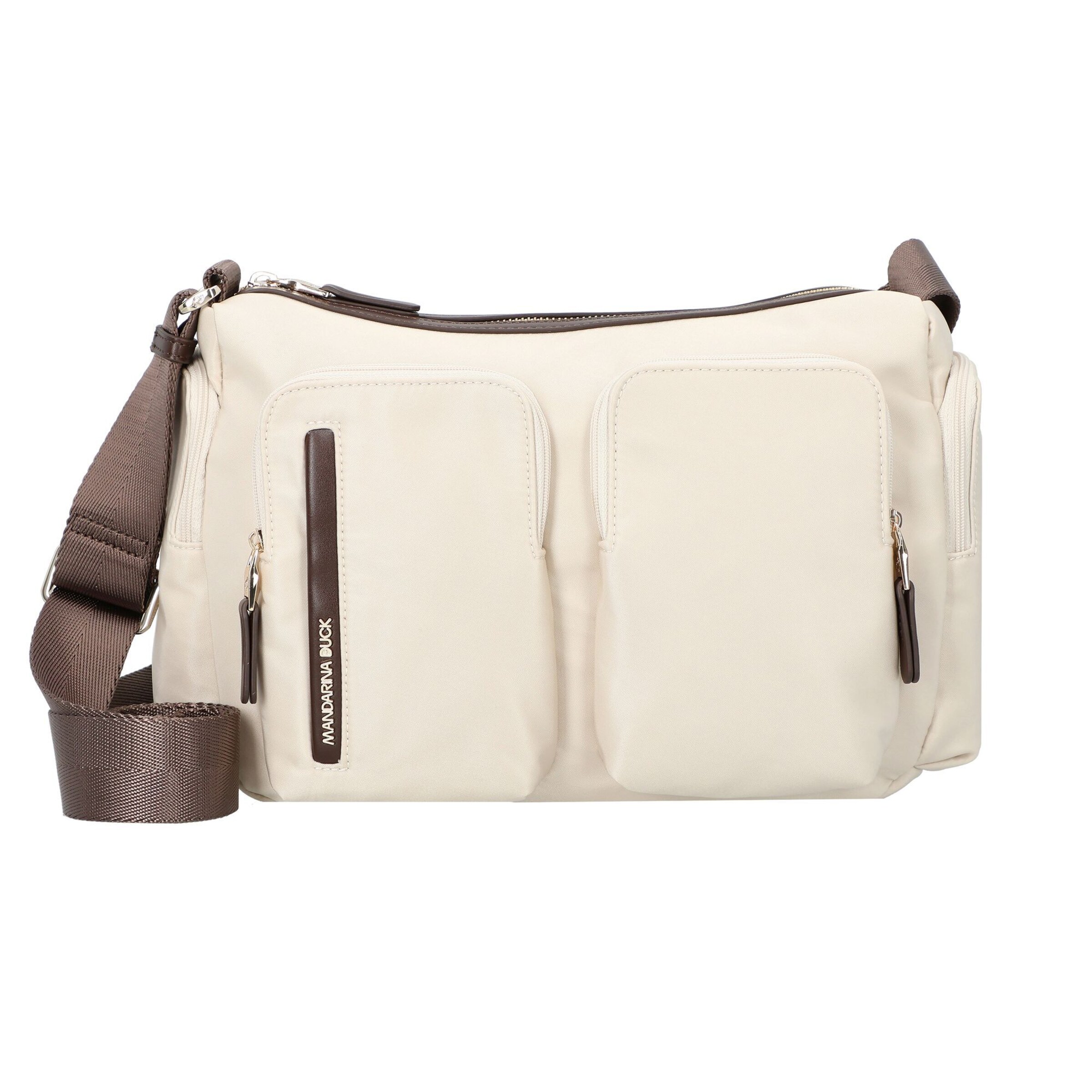 MANDARINA DUCK Crossbody Bag 'Hunter' in Beige: front