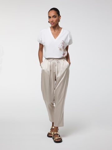 Lola Casademunt Loosefit Bandplooibroek in Beige