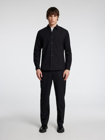 SELECTED HOMME Slim fit Button Up Shirt in Black