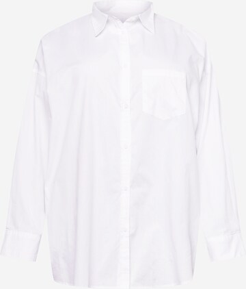 Cotton On Curve - Blusa em branco: frente