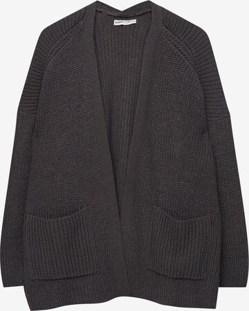 Pull&Bear Strickjacke in Grau: predná strana