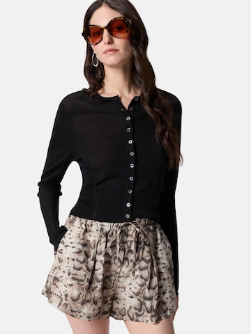 PINKO Gebreid vest 'PINKO METEORA CARDIGAN Maglieria' in Zwart