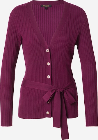 Cardigan 'Mila' King Louie en violet : devant
