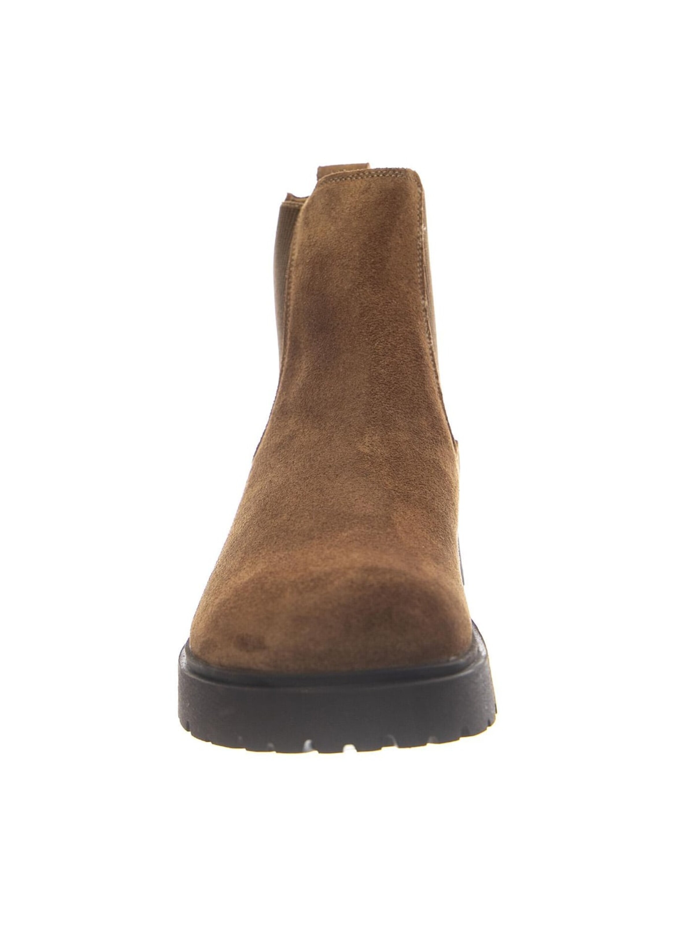Stivale 'Highwood Slip On Mid N Dark Tea, Suede Leather' di BIRKENSTOCK in marrone