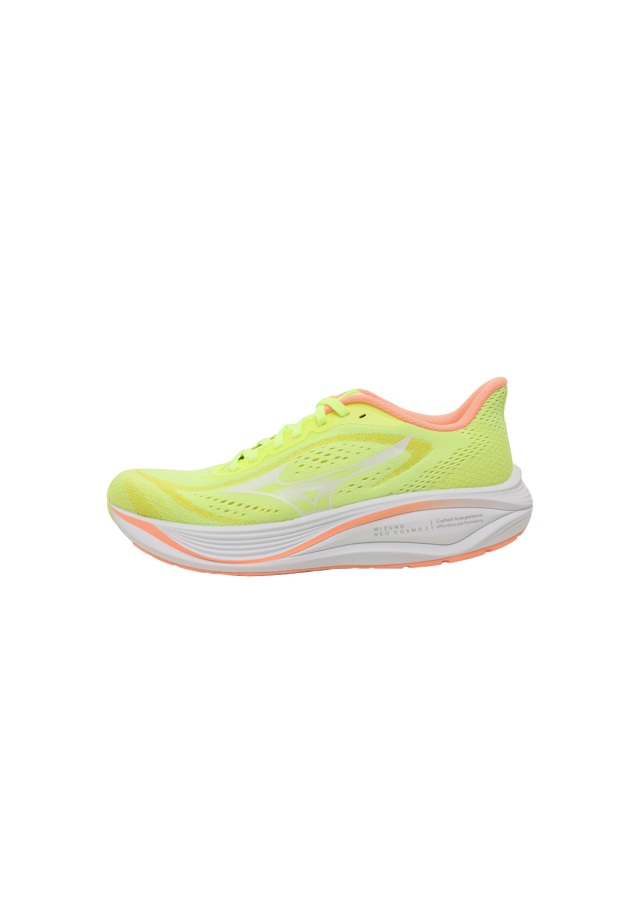 Scarpa da corsa di MIZUNO in verde: frontale