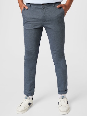 JACK & JONES Slim fit Chino Pants 'Marco' in Blue: front