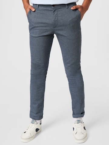 JACK & JONES Chino trousers 'Marco' in Blue: front