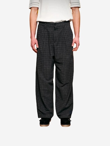 Loosefit Pantalon Giesto en noir : devant