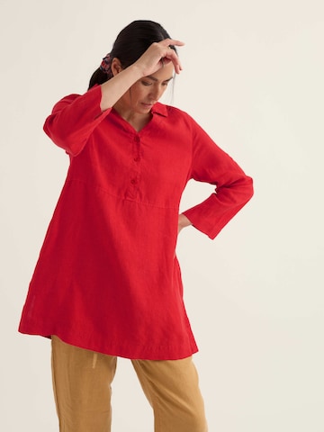 Seasalt Cornwall Tuniek 'Early Sun' in Rood: voorkant
