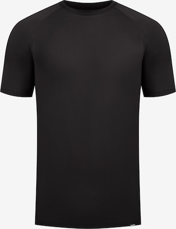 Smilodox T-Shirt Delian Casual Fit in Schwarz: Vorderseite