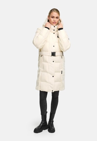 NAVAHOO Wintermantel in Wit