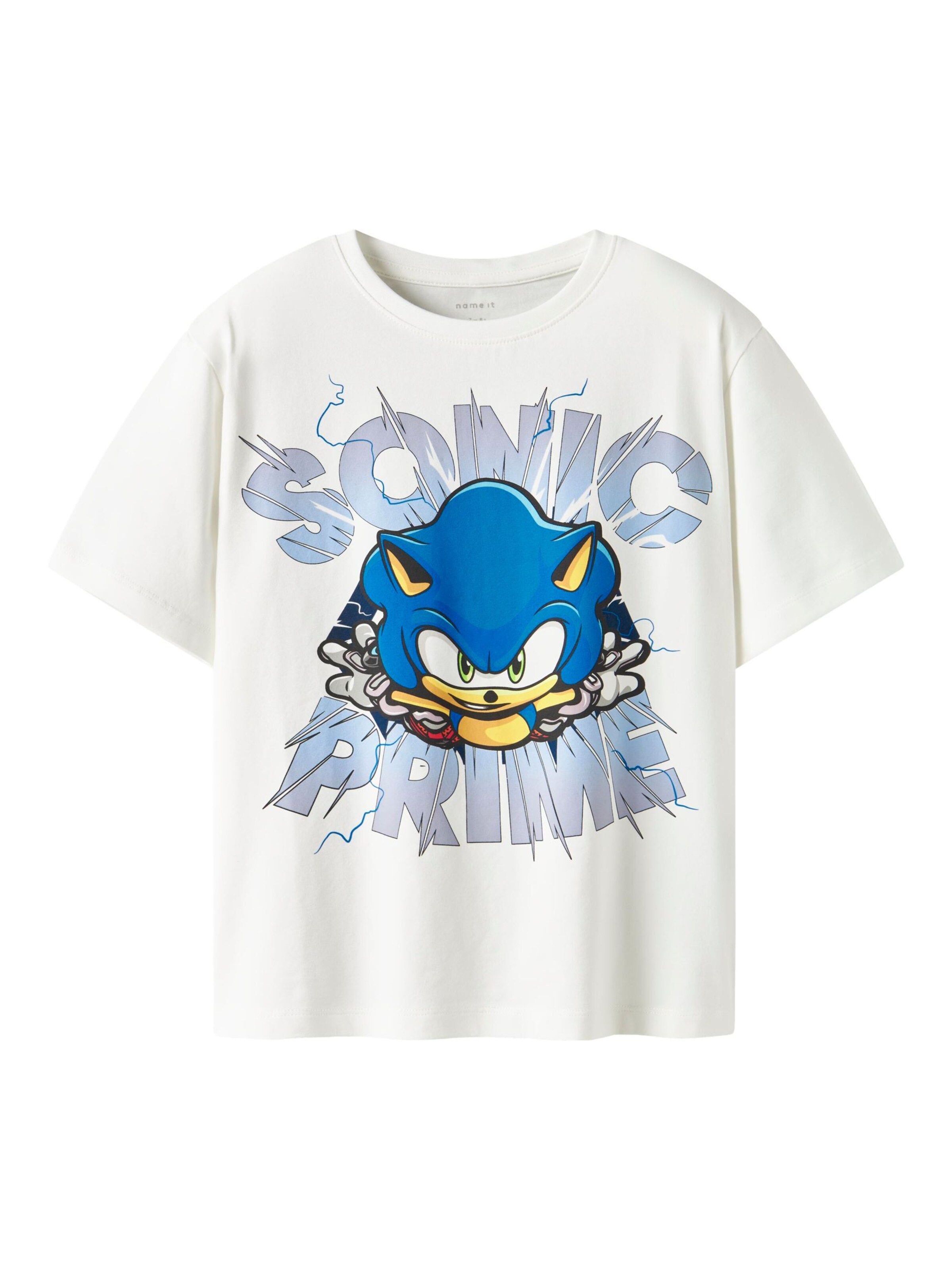 NAME IT - Camiseta 'Sonic The Hedgehog' en blanco: frente