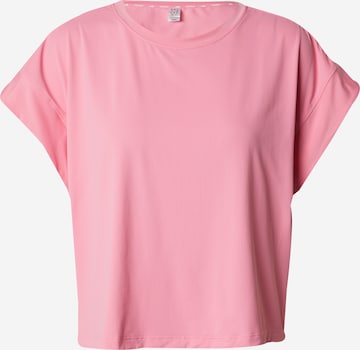 T-shirt fonctionnel 'STUDIO' ADIDAS PERFORMANCE en rose : devant