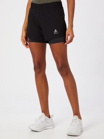 ODLO - regular Pantalón deportivo en negro: frente