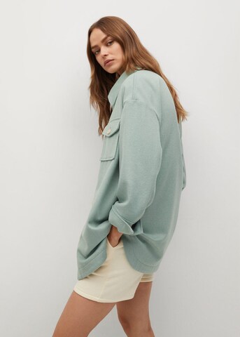 MANGO Between-Season Jacket in Green