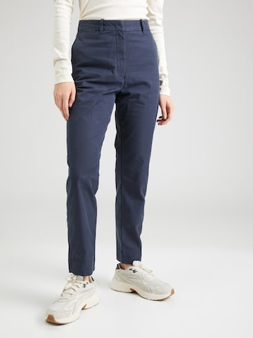 Marks & Spencer Regular Chino Pants 'Smart' in Blue: front