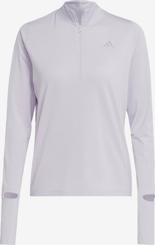 purpurinė ADIDAS PERFORMANCE Sportiniai marškinėliai 'Fast': priekis