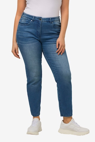 Regular Jeans de la Ulla Popken pe albastru: față