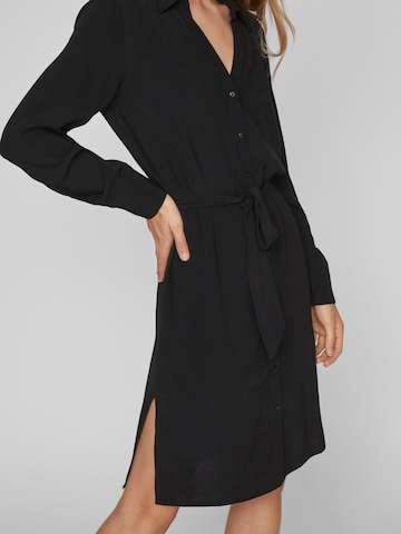 VILA Платье-рубашка 'FINI' в Черный