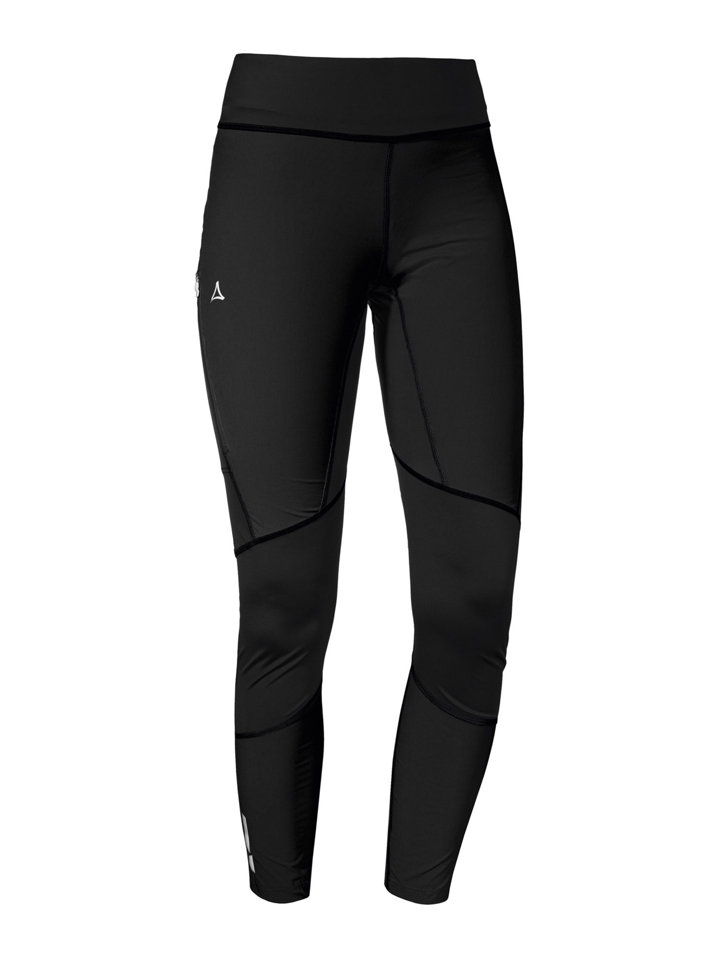 Schöffel Skinny Sportbroek 'Hestad' in Zwart: voorkant