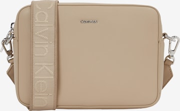 Calvin Klein Crossbody bag 'MUST' in Brown: front