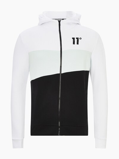 11 Degrees Veste de survêtement 'ASTRO' en menthe / noir / blanc, Vue avec produit