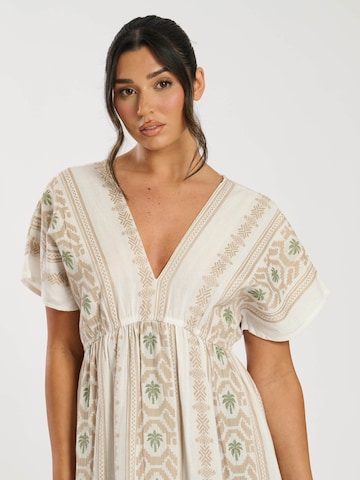 South Beach Sommerkjole i beige